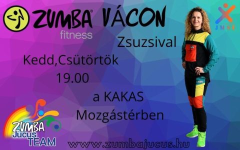 Zumba INDUL Vácon Zsuzsival :) INGYENES BEMUTATÓ ÓRA : Szeptember 08 :)